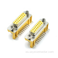 Conector D-Sub Hembra Ángulo Recto DIP 15P